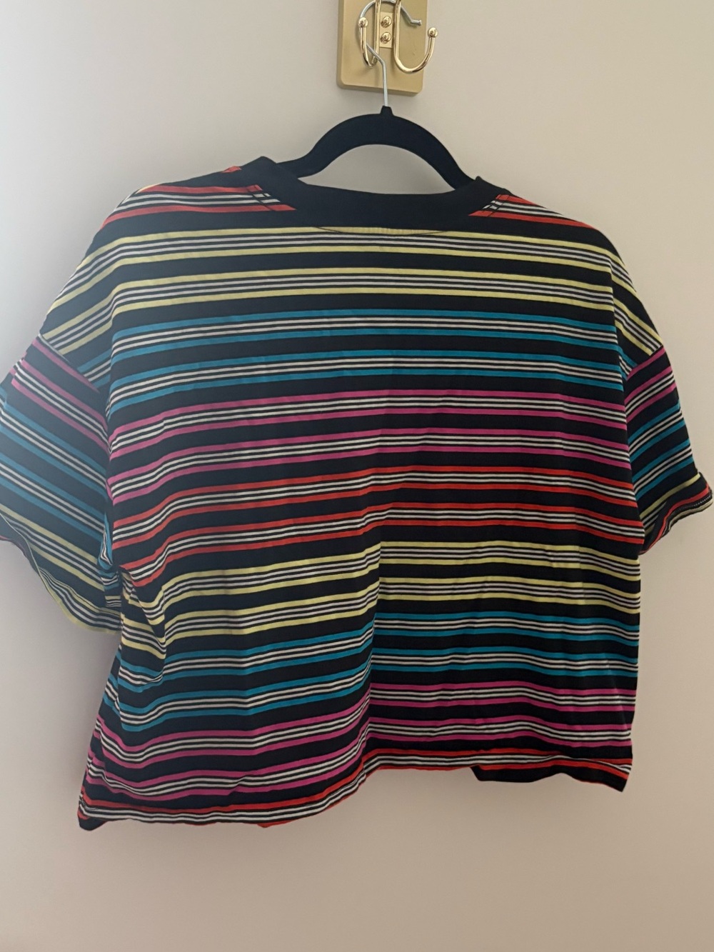 Christopher John Rogers Collab Striped Crop Tee - Picture 3 of 5